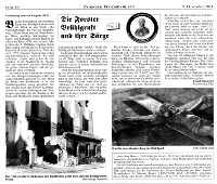 Serie im Forster Wochenblatt über die Brühlgruft