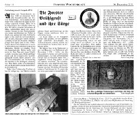 Serie im Forster Wochenblatt über die Brühlgruft