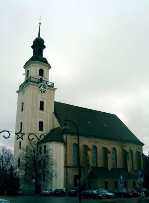 Stadtkirche Forst mit saniertem Turm
