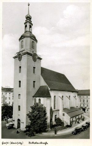 Stadtkirche Forst um 1940