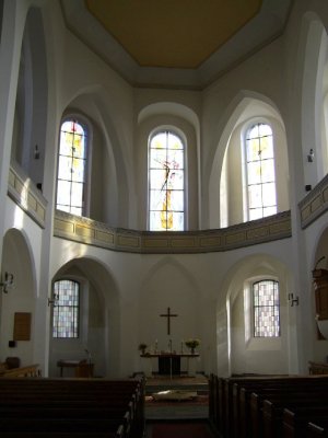 Stadtkirche Forst Innen um 2005
