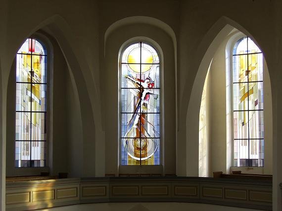 Stadtkirche Forst Innen Ostfenster