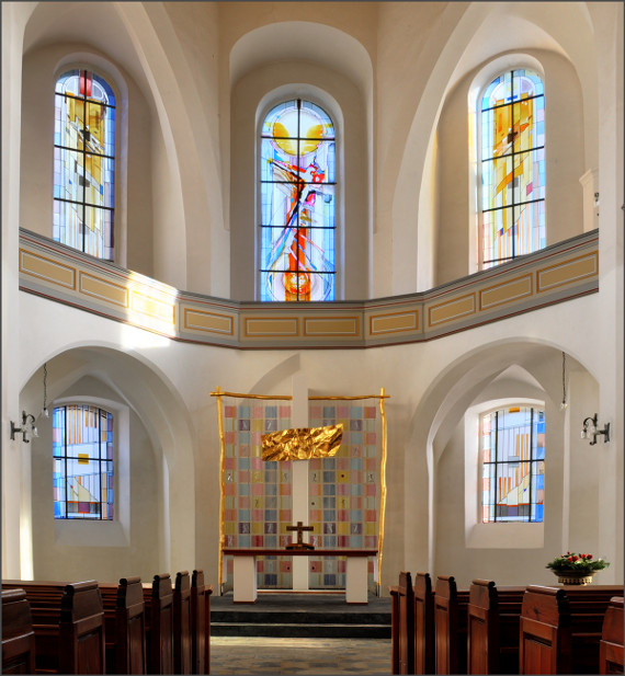 Stadtkirche Forst neuer Altarraum