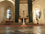 Altarumbau in der Forster Stadtkirche