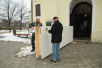 Altarumbau in der Forster Stadtkirche