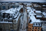 Winterfotos der Forster Stadtkirche