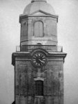 Forster Stadtkirche mit Uhrzeiger