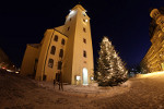 Winterstimmung an der Forster Stadtkirche