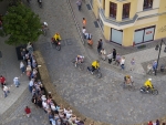 Derny Rennen an der Forster Stadtkirche