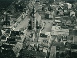 Blick zum Marktplatz - Luftbild um 1935