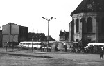 Ostseite vom Marktplatz um 1970 als Busbahnhof