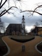 Blick vom Lindenplatz auf die Forster Stadtkirche 2007