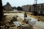 Blick aus Osten zum Markt und der Forster Stadtkirche um 1980