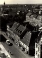 Blick vom Kirchturm der Forster Stadtkirche in die Amtstrasse um 1970